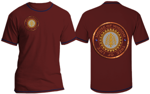 Burgundy "Tree of Life" T-shirt 