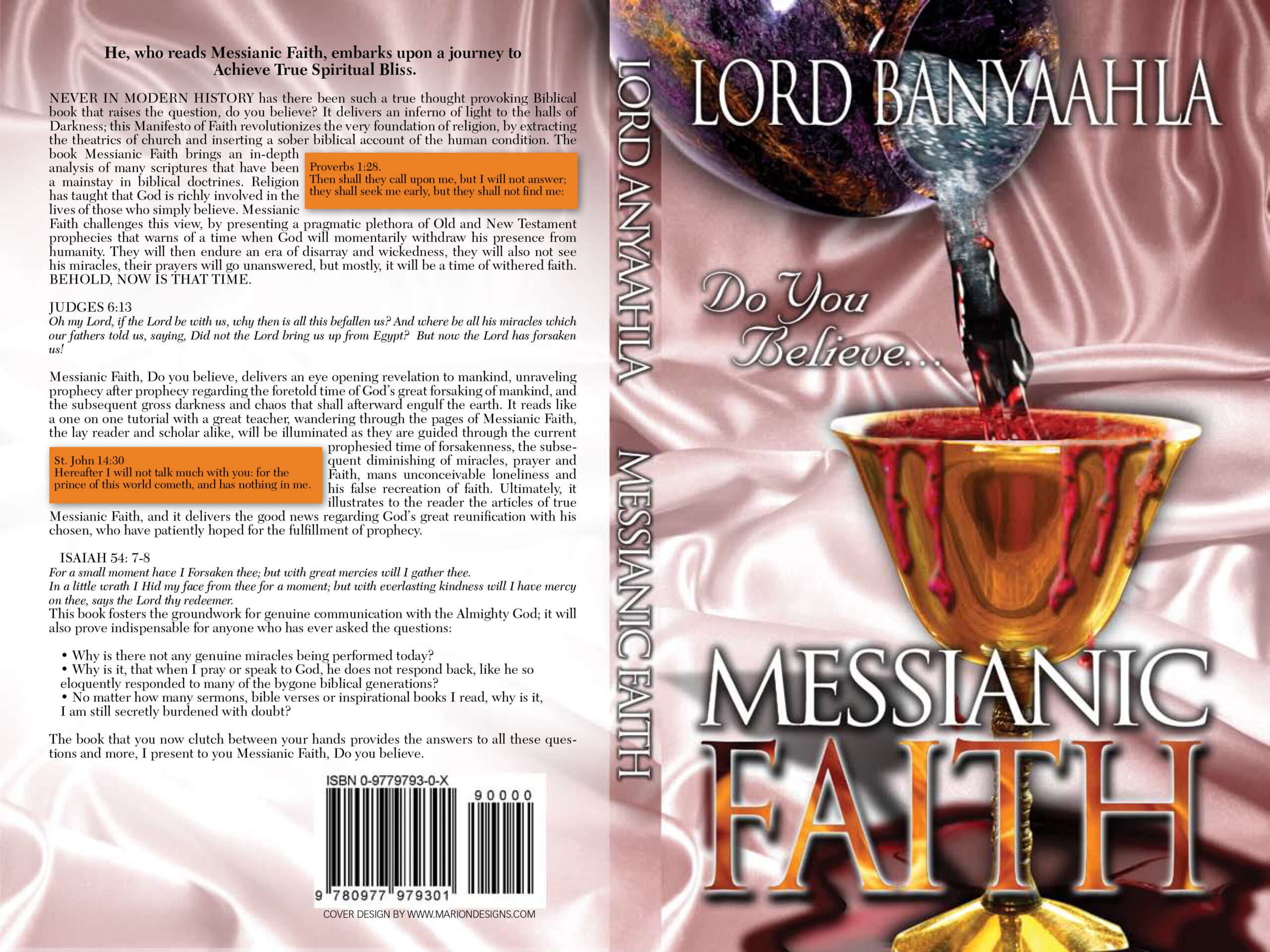 "Messianic Faith"- Lord Banyaahla (c) 2006 (while supplies last)